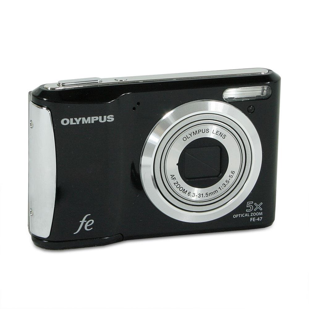 OLYMPUS FE47 Digitalkamera kompakt schwarz 10015499