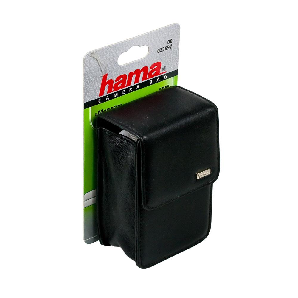 Hama Monaco 60M Kameratasche schwarz Leder 10038451