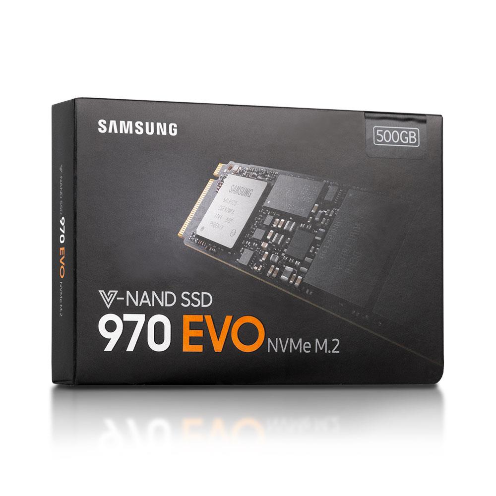 MZ-V7E500BW Samsung 970 EVO 500GB NVMe PCIe M.2 2280 SSD 