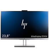 HP EliteDisplay E243d 60,5cm (23,8") Dock Monitor (LED, FULL HD, IPS, CAM, HDMI + DP + USB-C) Silber