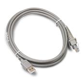 Datalogic USB-Kabel P/N: 90A052044, CAB-426E, USB auf RJ-45, ca. 2m, grau