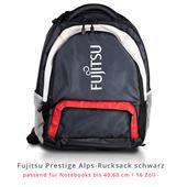 Fujitsu Prestige Alps Rucksack (Nylon, schwarz/silber/grau/rot, 3 Fächer, bis 40,6 cm (16"))