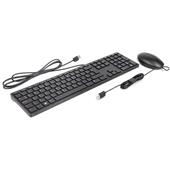 HP 320MK Tastatur + Maus-Set Kabelgebunden USB (9SR36AA#ABU, Layout:  Englisch UK)