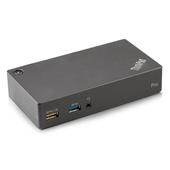 Lenovo USB 3.0 Pro Dock Dockingstation (2x USB 3.1 Gen. 1,  DisplayPort, RJ-45), OHNE Netzteil & Kab