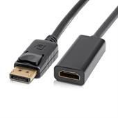 Value DisplayPort auf HDMI Adapter schwarz ca. 12 cm, P/N: 12.99.3134