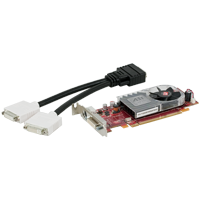 ATI Radeon HD 2400 XT mit Adapterkabel