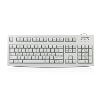 Cherry G83 6104lpnrb 0 englisch kyrillisch ps2 tastatur white