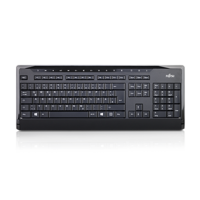 Fujitsu KB900 PC Tastatur USB deutsch schwarz