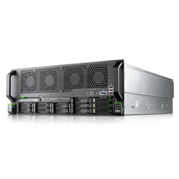 Fujitsu Primergy RX4770 M1 Server 3 von 12 Laufwerken mit DVD