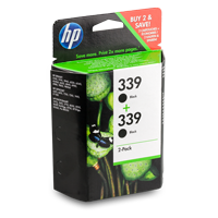 HP C9504EE 2x Original Patrone Schwarz