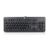 HP QY776AA PC Tastatur USB deutsch schwarz