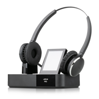 Jabra PRO 9465 Flex Duo Wireless DECT Headset inklusive Basisstation mit Touchdisplay
