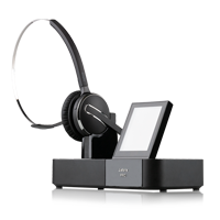 Jabra PRO 9470 Flex Mono Wireless DECT Headset  inklusive Basisstation mit Touchdisplay