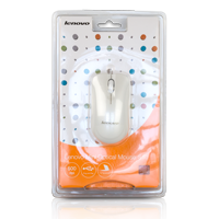 Lenovo Mini Optical Mouse S10a Maus weiss