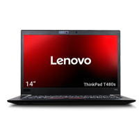 Lenovo Thinkpad T480s mit IR-Webcam mit FP deutsch gedruckt SKINNED