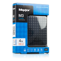 Maxtor M3 portable externe Festplatte 4TB USB 3.0