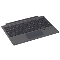 Microsoft Surface Pro Type Cover Pro 4 Schwarz deutsches Layout mit Fingerprint