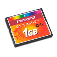 Transcend compactflash 1GB ts1gcf