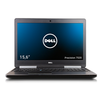 Dell Precision 7520 mit Webcam ohne FP mit Akku deutsch