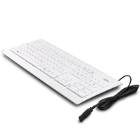 Fujitsu KB521 PC USB Tastatur Deutsch marmorgrau