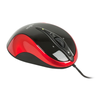 Fujitsu Lasermouse GL5600 rot