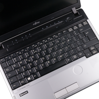 Fujitsu lifebook P701 mit Webcam ohne FP schwarze Tastatur mit Akku Englisch