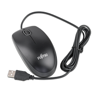 Fujitsu M U0026 Maus optisch usb grau/schwarz