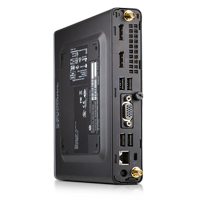 HP EliteDesk 800 G4 Mini (DM) mit WLAN (extern) zweimal DisplayPort einmal VGA 35 Watt