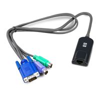 HP KVM CAT5 PS/2 Interface Adapter (Achter-Pack)