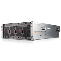 HP ProLiant DL580 G8 Server 4 HE Rack sieben Festplatten