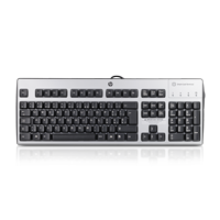 HP Smartcard Keyboard Tastatur Schweiz deutsch schwarz Silber