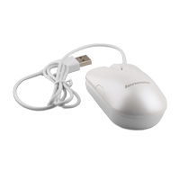 Lenovo Mini Optical Mouse S10A Maus weiss kabelgebunden