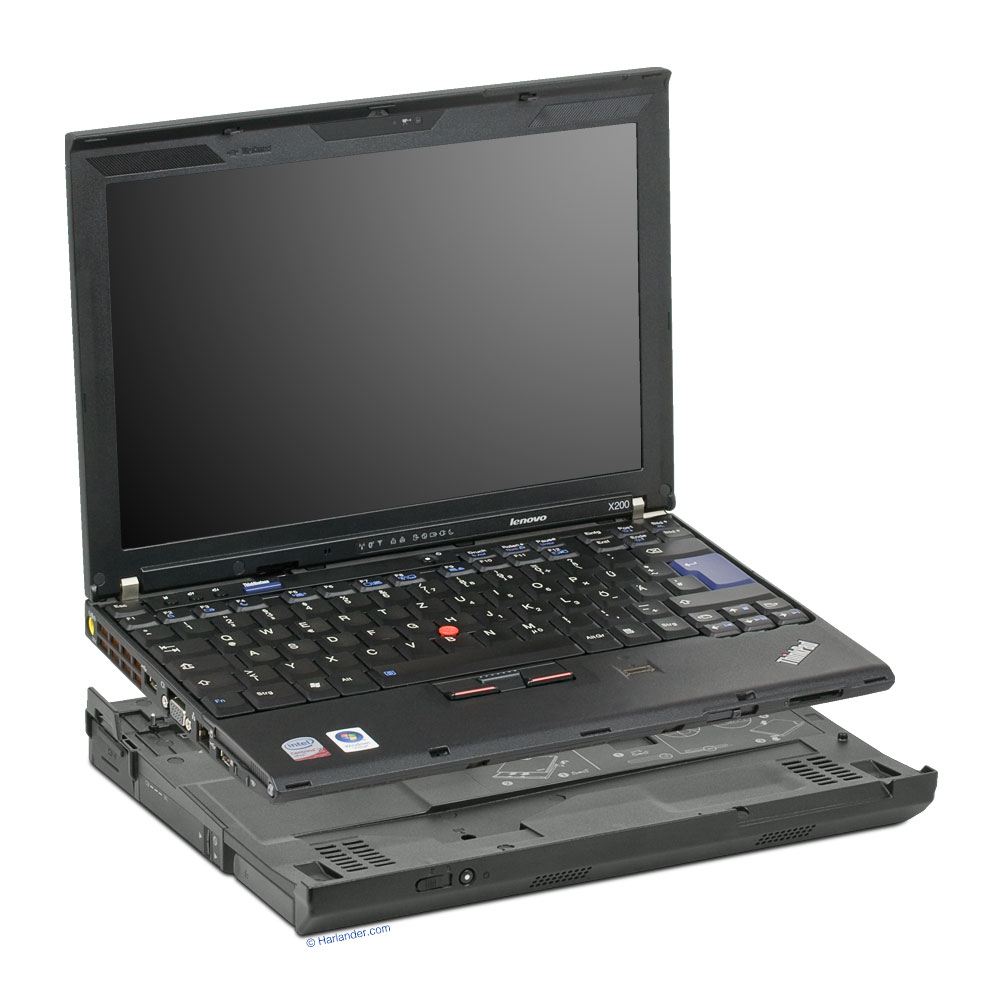  Lenovo ThinkPad X200  mit Fingerprint WebCam und Docking 
