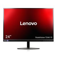 Lenovo ThinkVision T24d-10 Monitor ohne rote Kabelführung