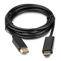 Microconnect DisplayPort auf HDMI Kabel schwarz