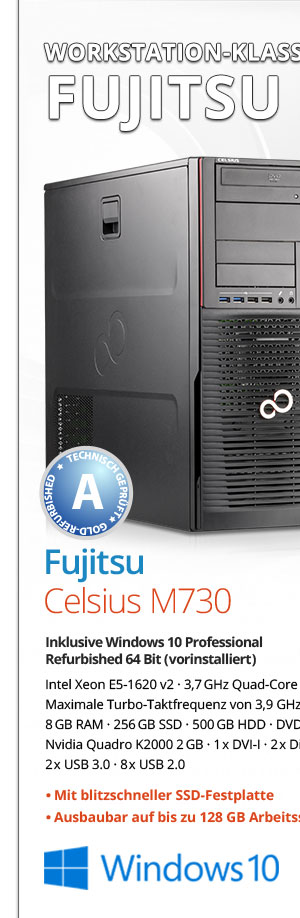 Bild von Fujitsu Celsius M730 Workstation