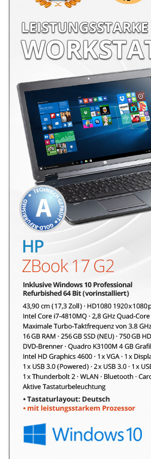 Bild von HP Zbook 17 G2