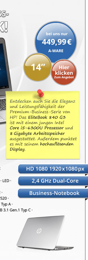 Bild von HP Elitebook 840 G3