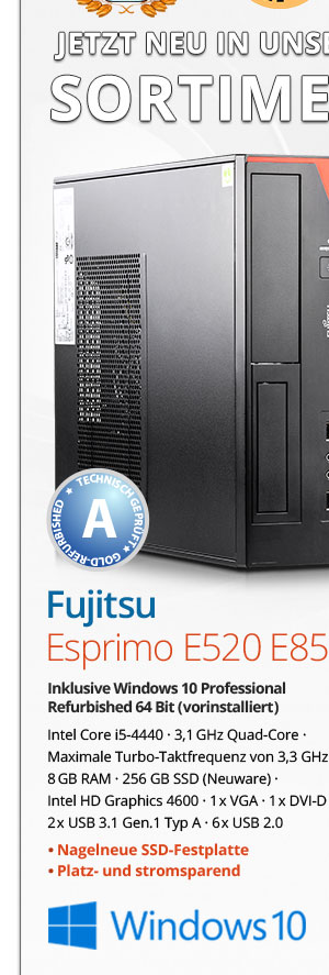 Bild von Fujitsu Esprimo E520 E85+