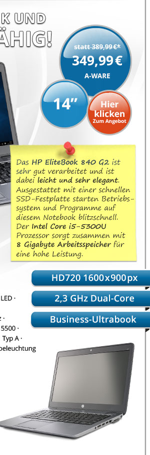 Bild von HP EliteBook 840 G2