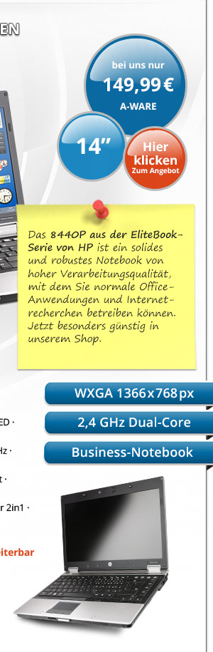 Bild von HP EliteBook 8440p