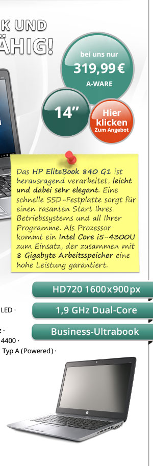 Bild von HP EliteBook 840 G1