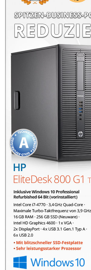 Bild von HP EliteDesk 800 G1 Tower