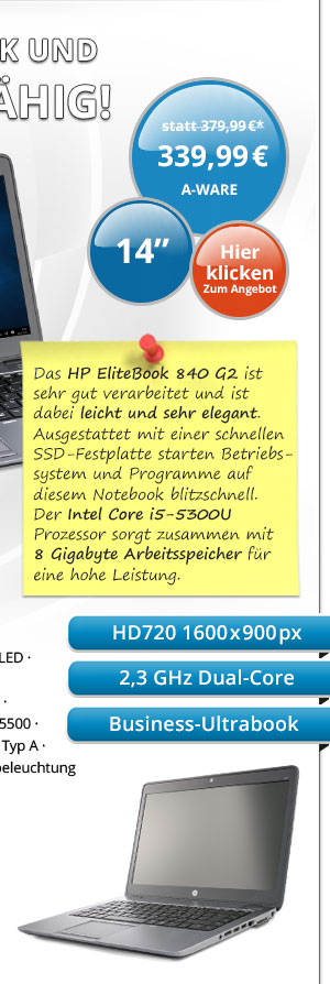 Bild von HP EliteBook 840 G2