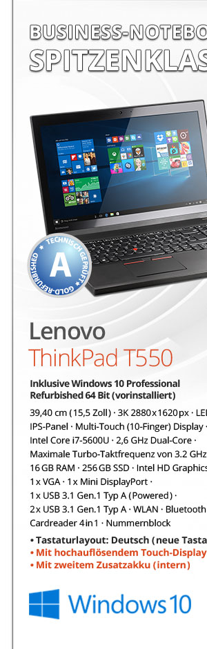 Bild von Lenovo ThinkPad T550