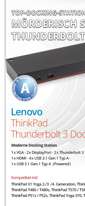 Lenovo ThinkPad Thunderbolt 3 dock