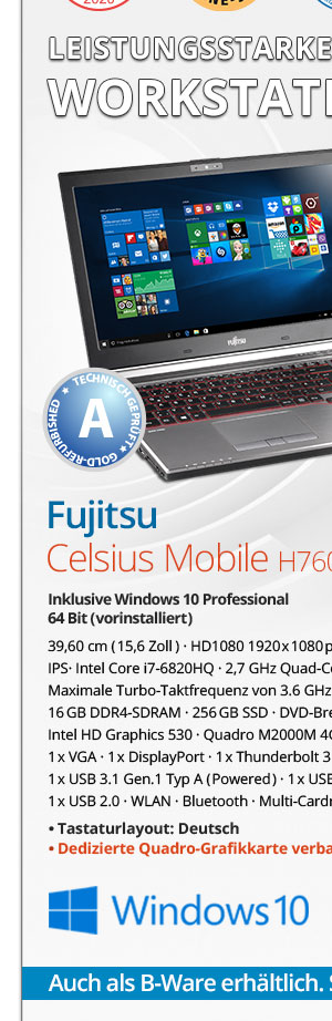 Bild von Fujitsu Celsius mobile H760