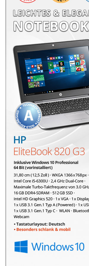 Bild von HP EliteBook 820 G3 