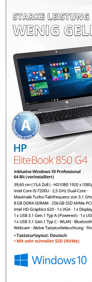 Bild von HP EliteBook 850 G4
