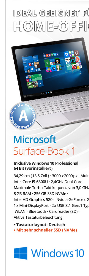 Bild von Microsoft Surface Book 1
